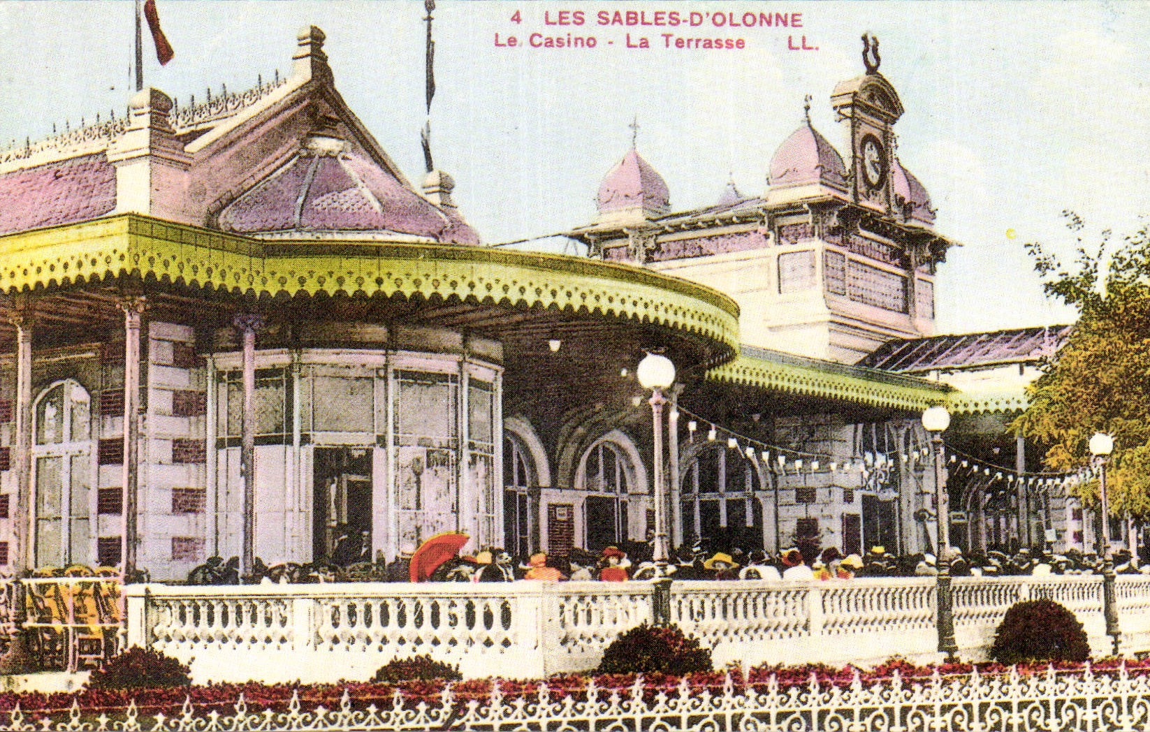 CPA Sande von olonne das Kasino die Terrasse