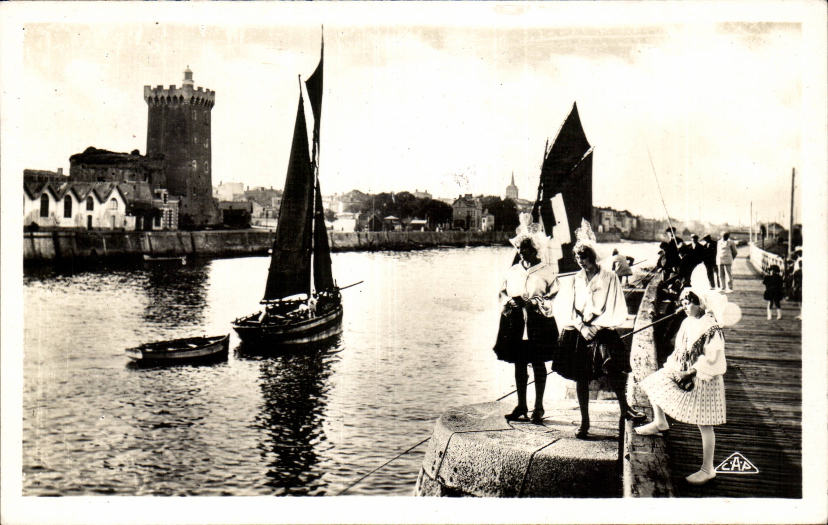 CPSM Sande von olonne der Kanal und der Aufsatz von Arundel