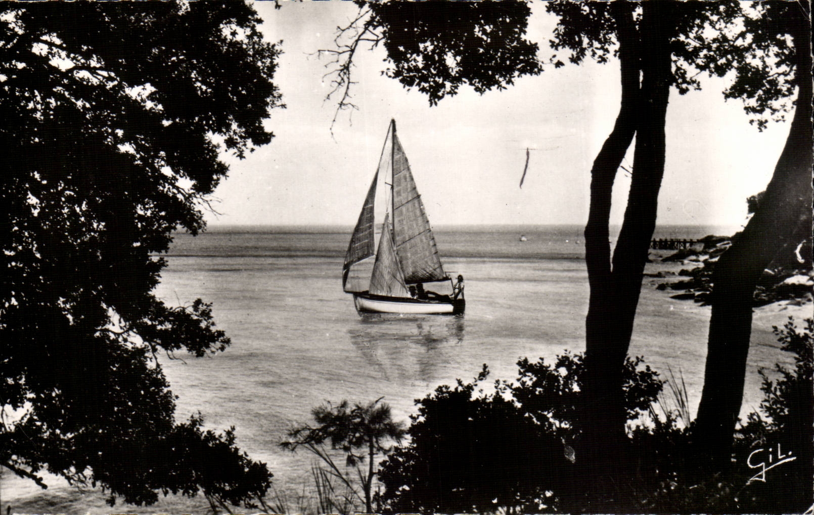 CPA Noirmoutier Escaped on the sea