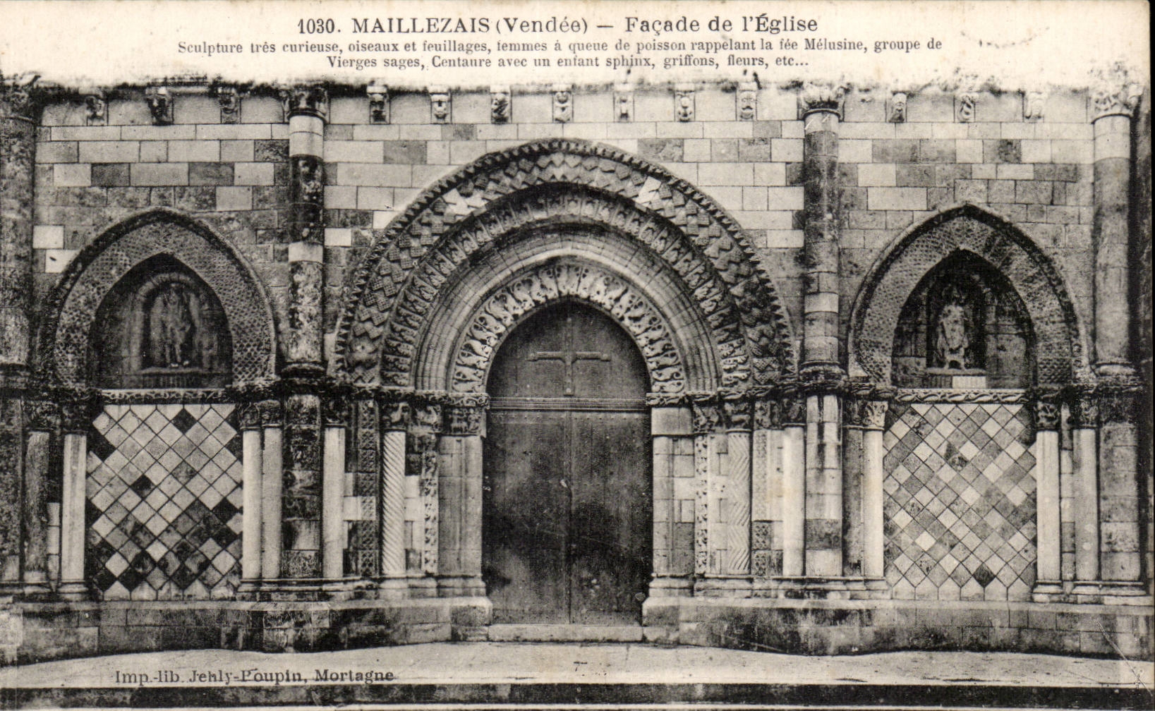 CPA Maillezais Frontage of the church