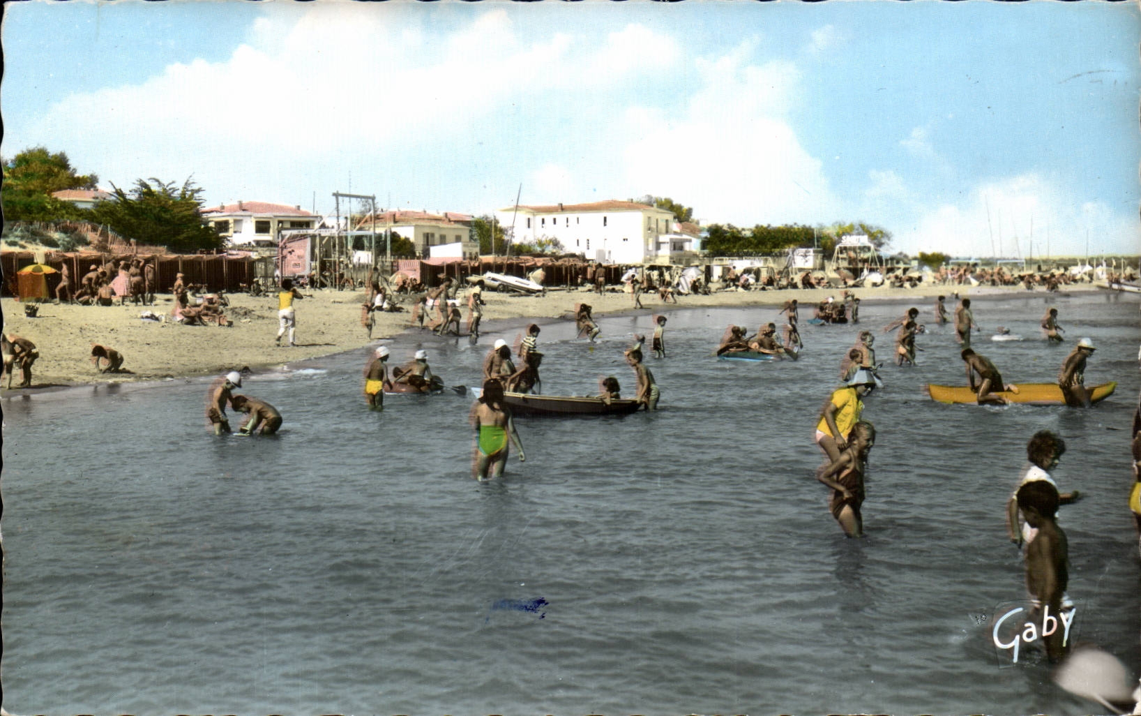 CPSM the Section on sea the beach and the hotel of the dream