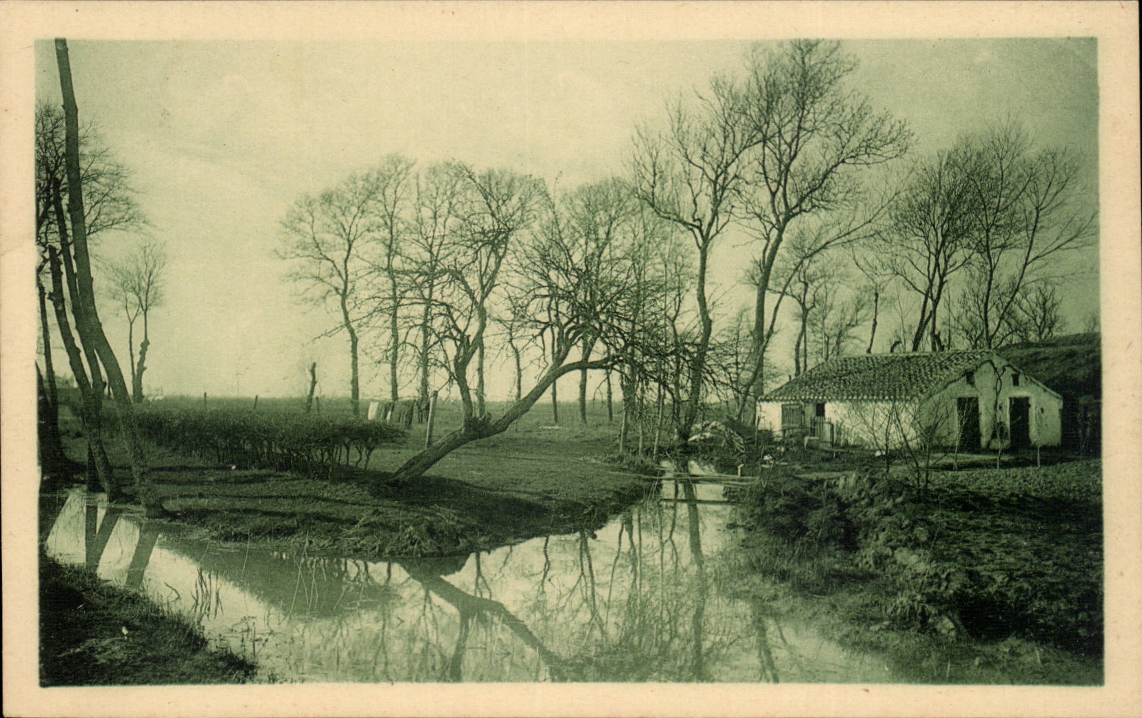 CPA der Vendee Maraichine Abend des Fruhlinges