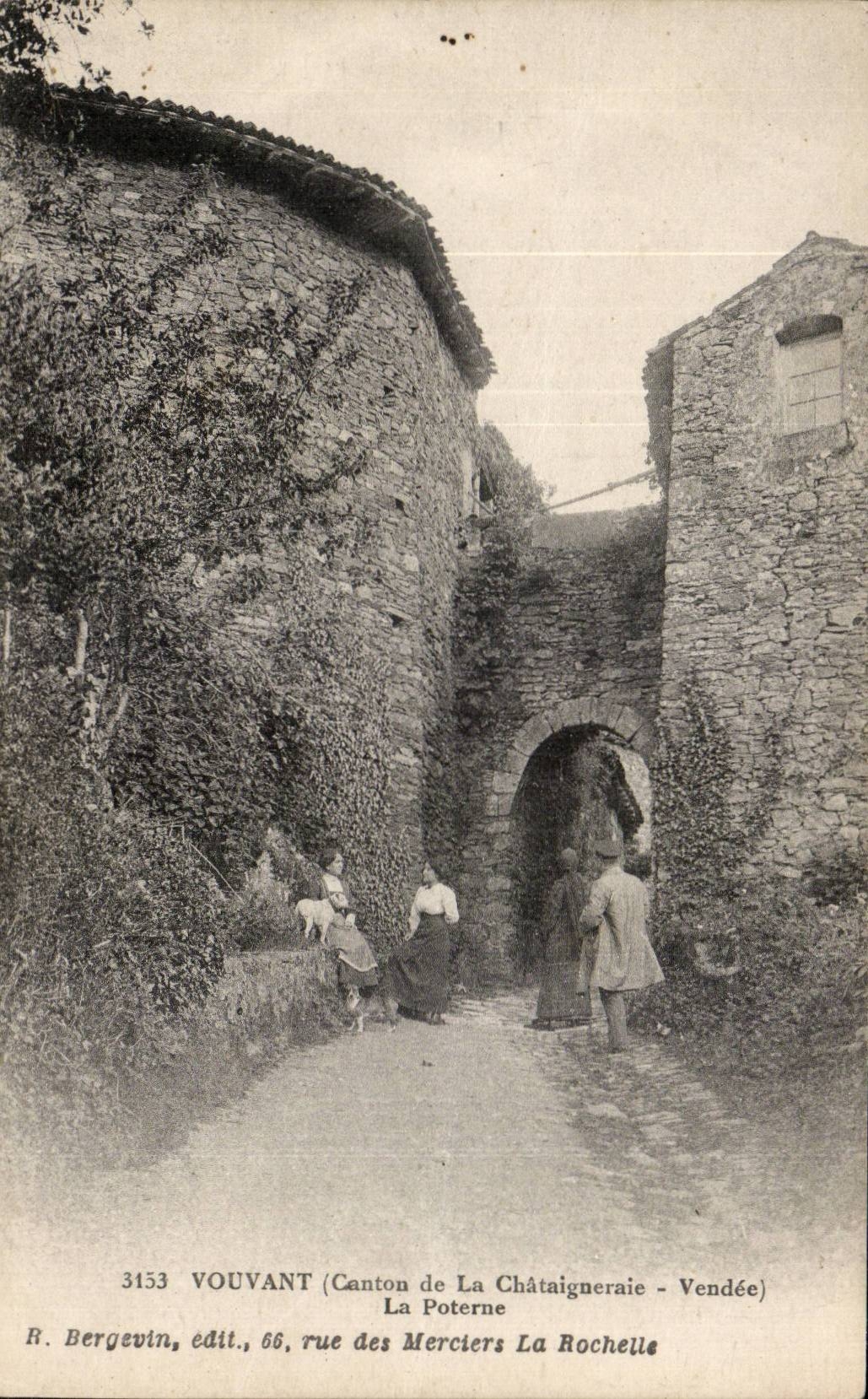 CPA Vouvant Bezirk von Chataignerie das postern