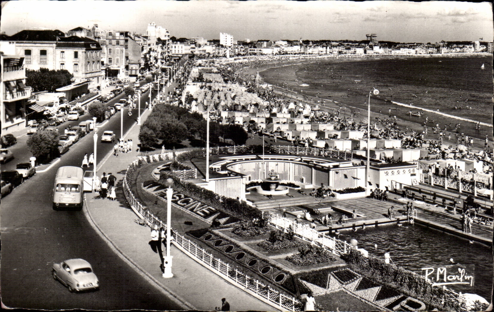 CPA Sande von olonne der Strand