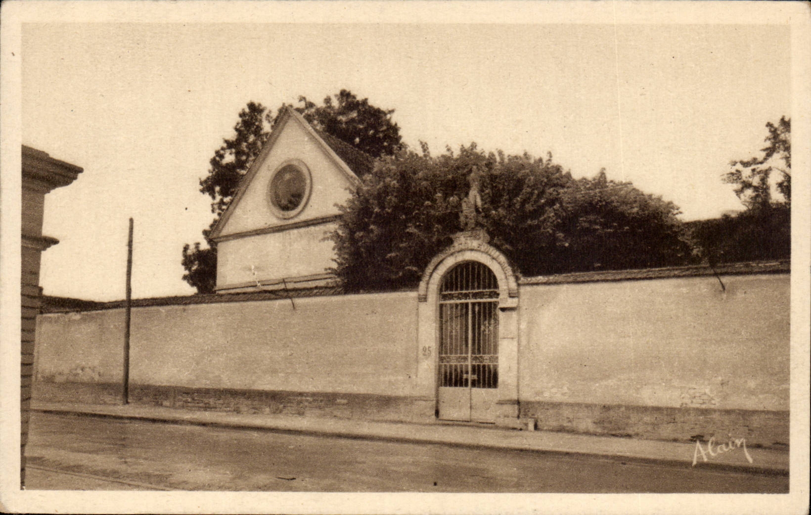CPA Brienne the Castle Military academy and Statue of Napoleon