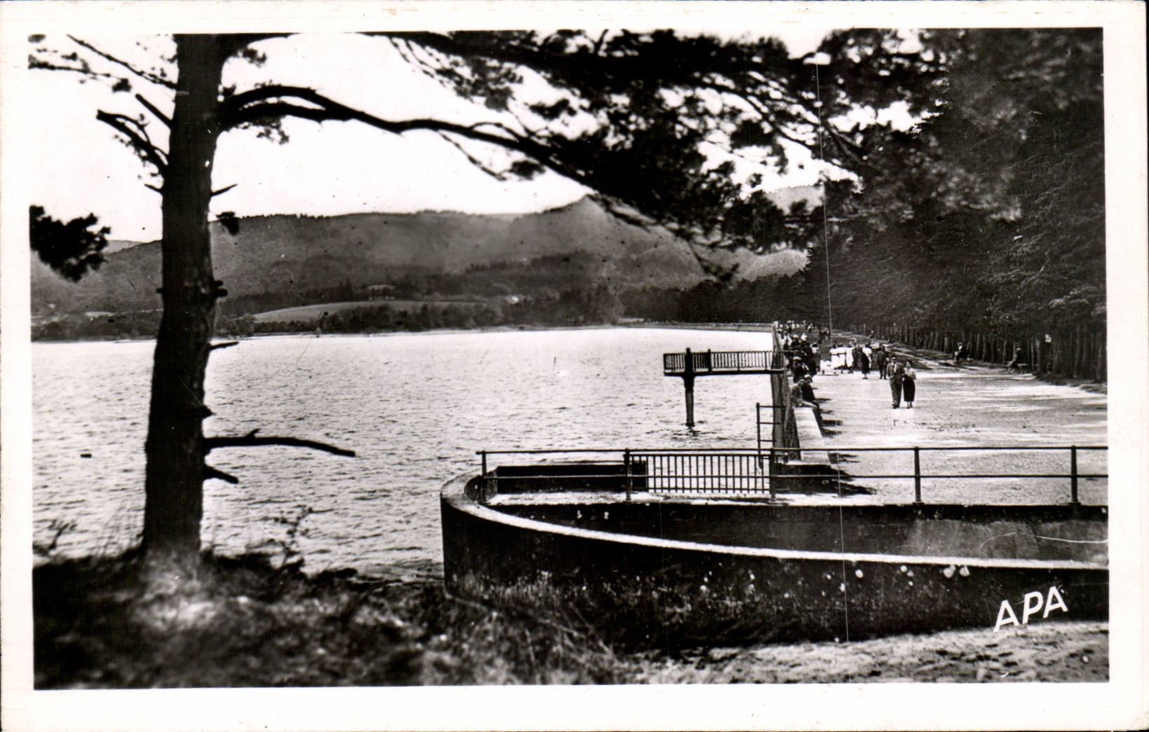 CPSM Saint Ironwood the dam the basin