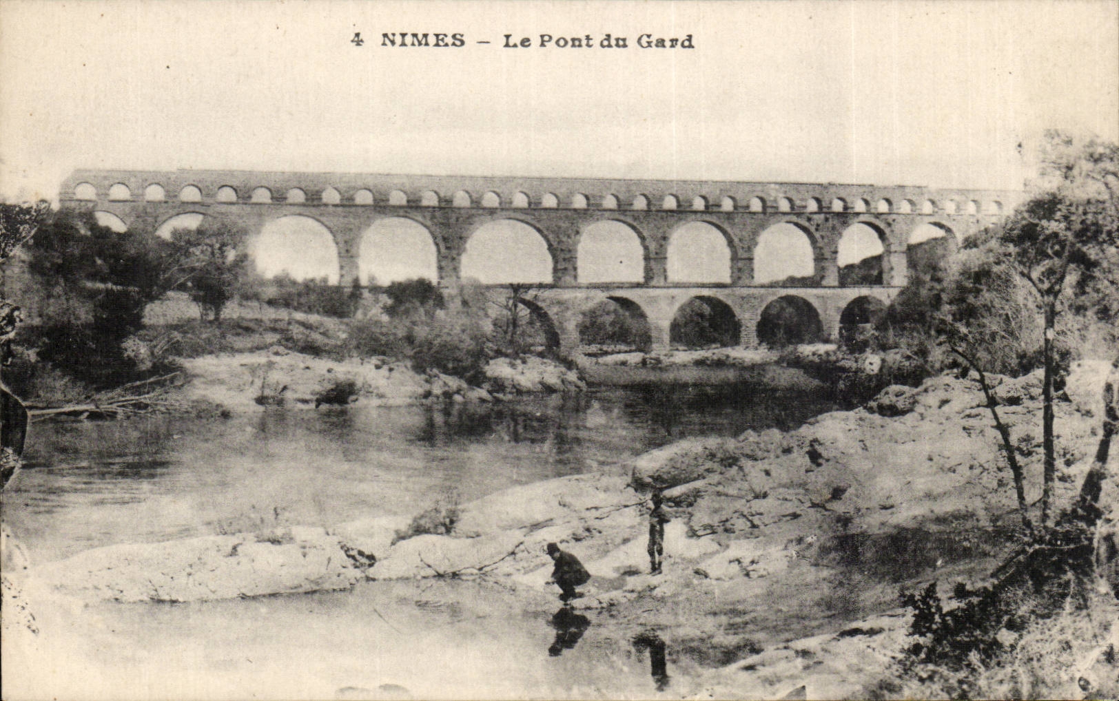 CPA Nimes die Brucke von Gard