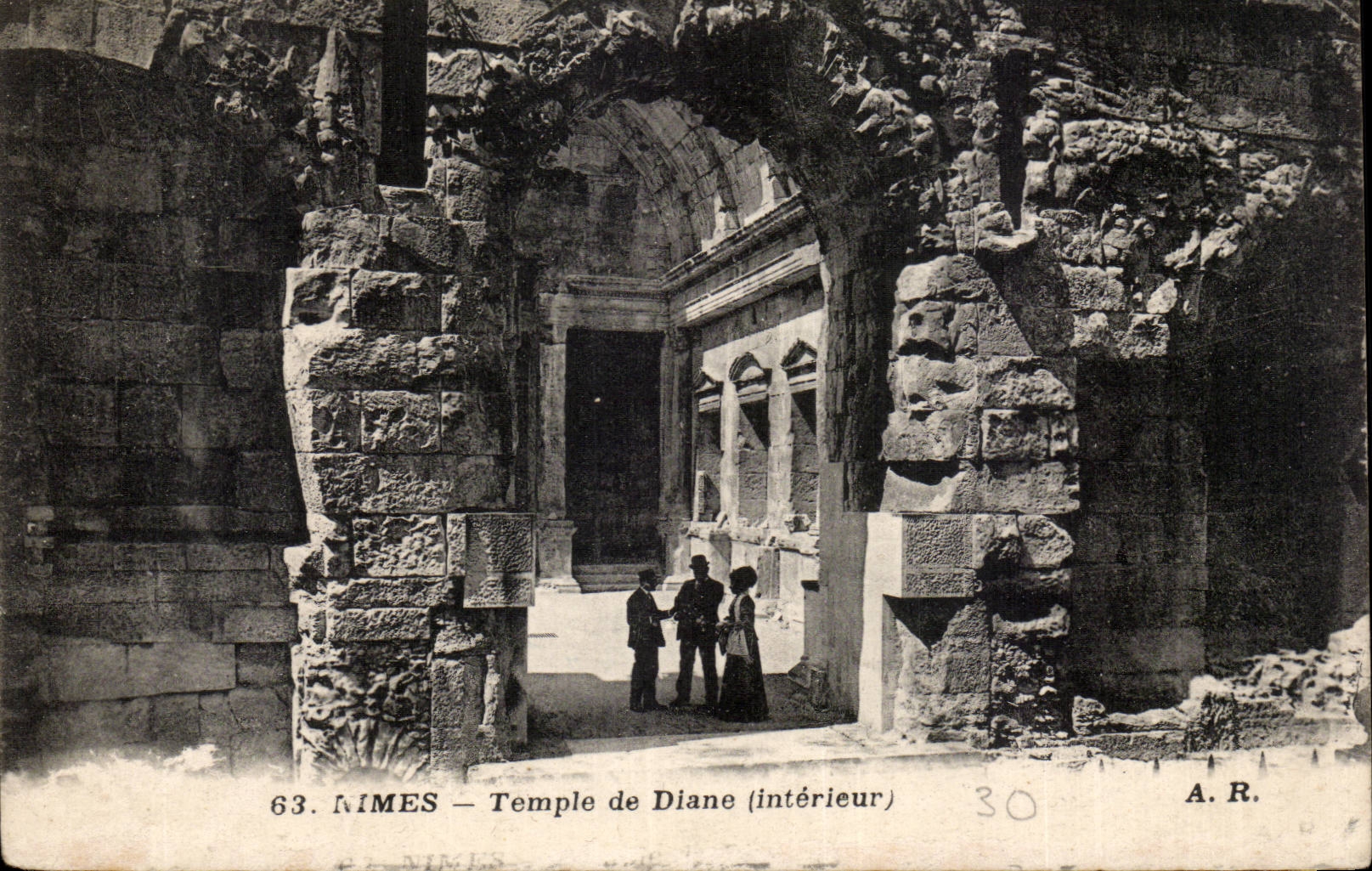 CPA Nimes Tempel von Diane (External)