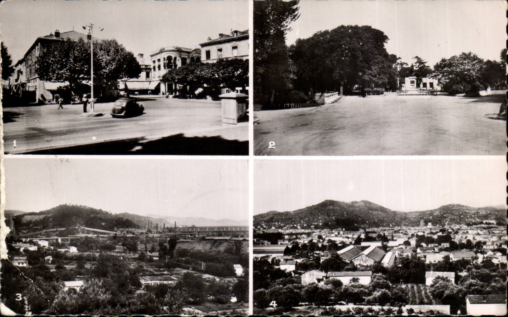 CPSM Ales Places Gabriel perished Entering of the Thicket Statue of Pasteur