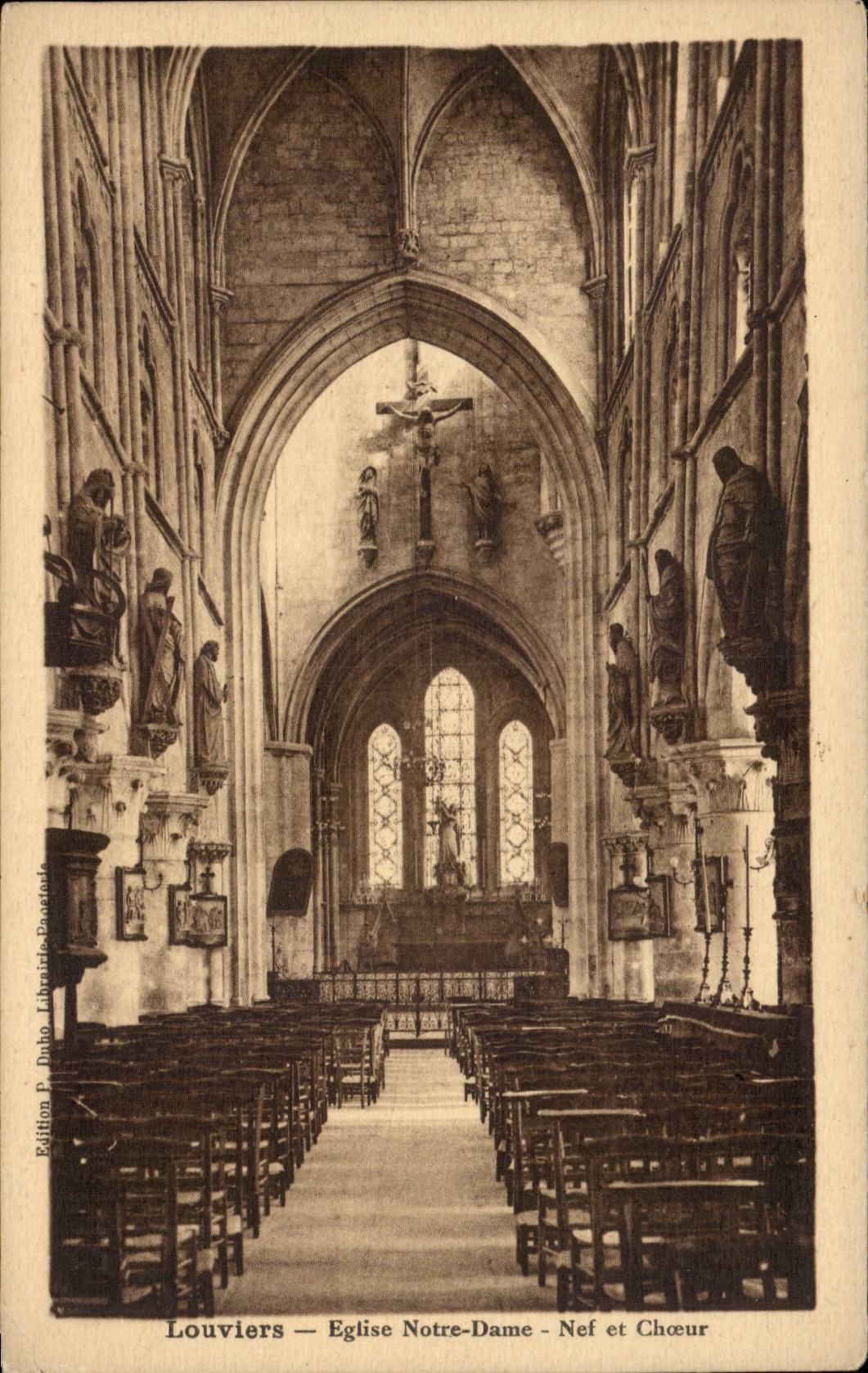 CPA Louviers the church Notre Dame Nave and chorus