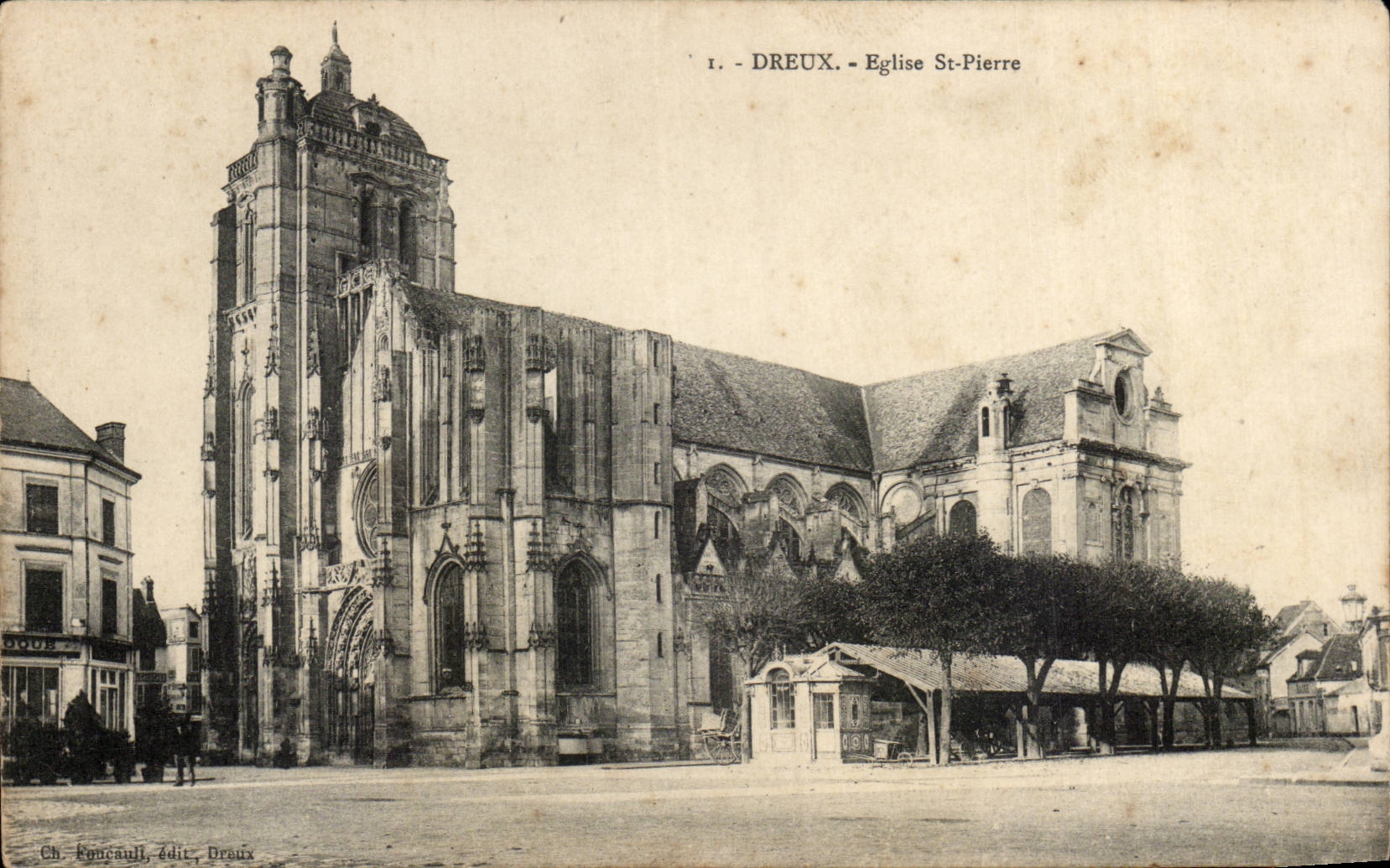 CPA Dreux Church St Pierre