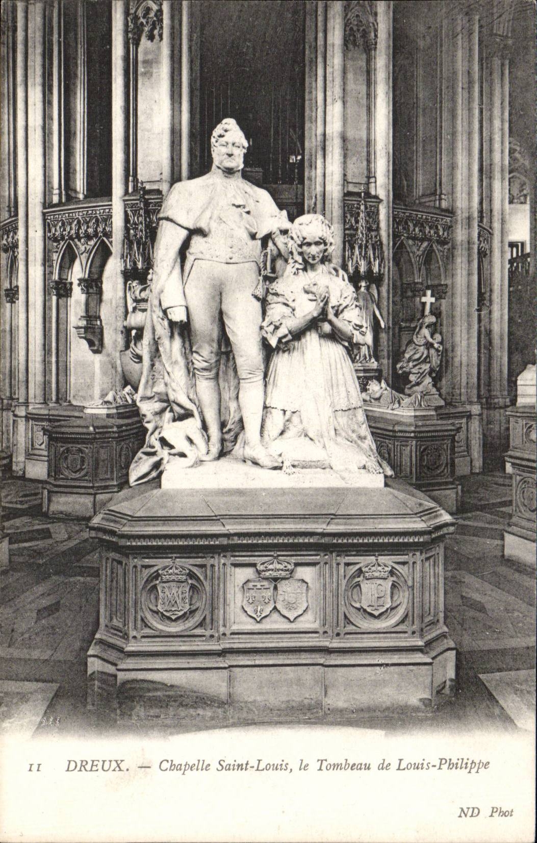 CPA Dreux Wolbung St Louis das Grab von Louis Philippe