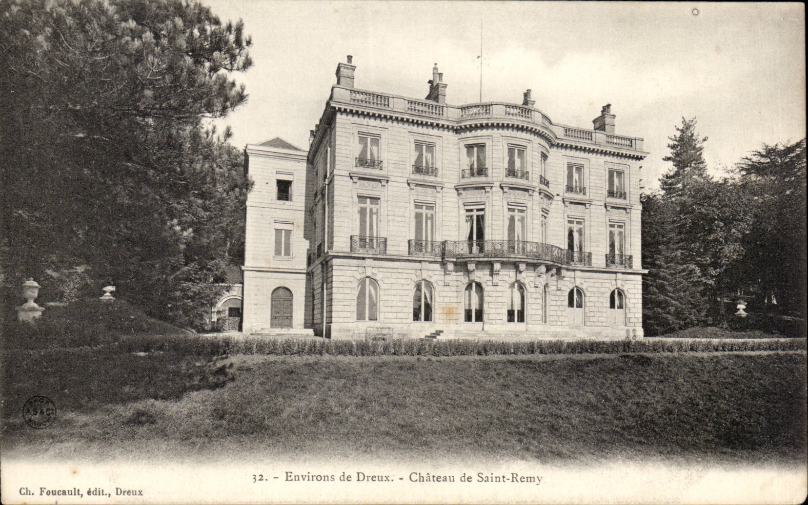 CPA Umlagerungen des Dreux Schlosses von Saint Remy