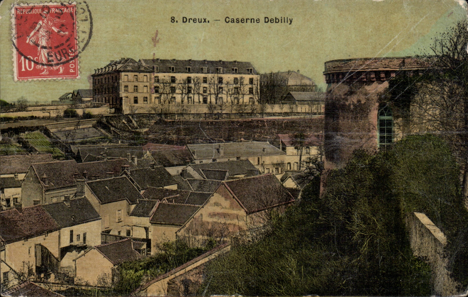 CPA Dreux Debilly Kasernen