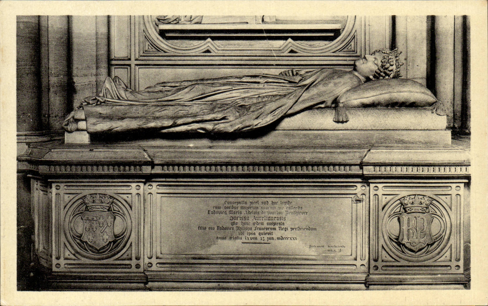 CPA Dreux Wolbung-St- Louisgrab des Herzogin Dowager der Orleans-Mutter des Konigs Louis-Philippe durch Bar