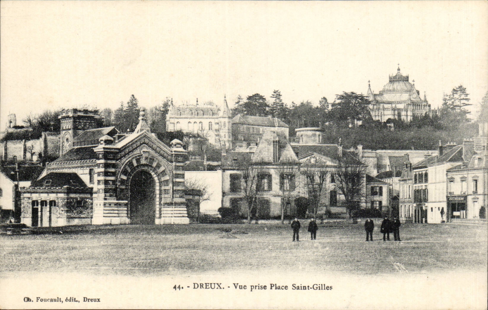 CPA Dreux Saint gesehen vom Platz Gilles