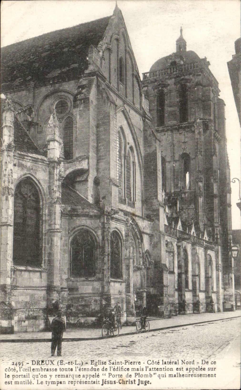 CPA Dreux the church Saint Pierre