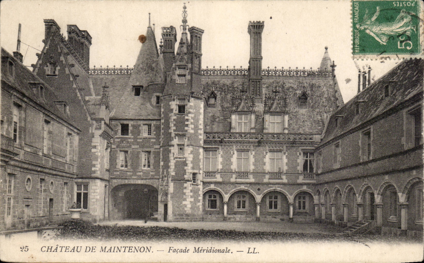 CPA Maintenon Schloss-sudlichste Front