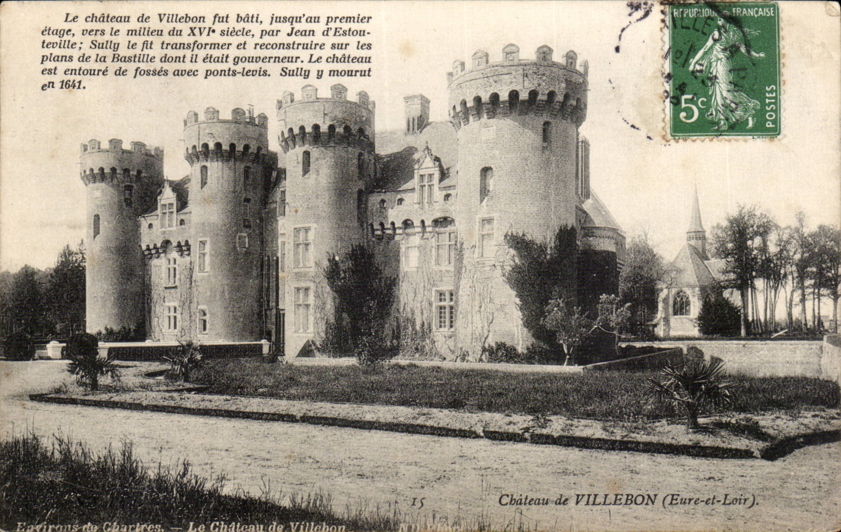 CPA Schloss von Villebon