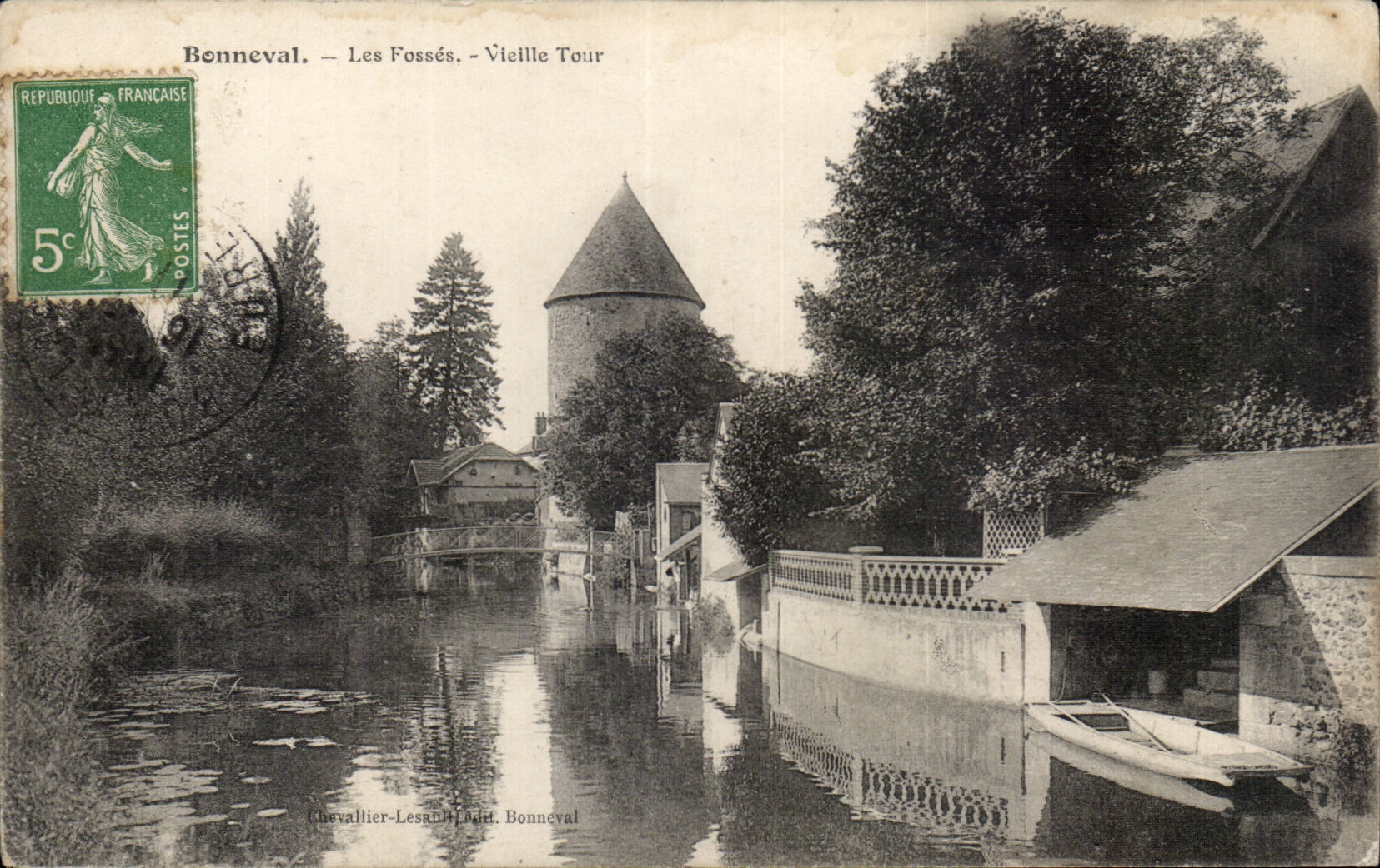 CPA Bonneval the pits Old woman tower