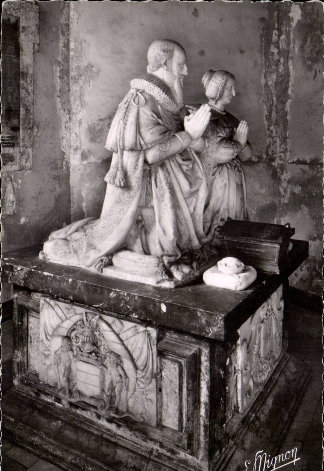 CPSM Nogent Rotrou the tomb of Sully (1642)