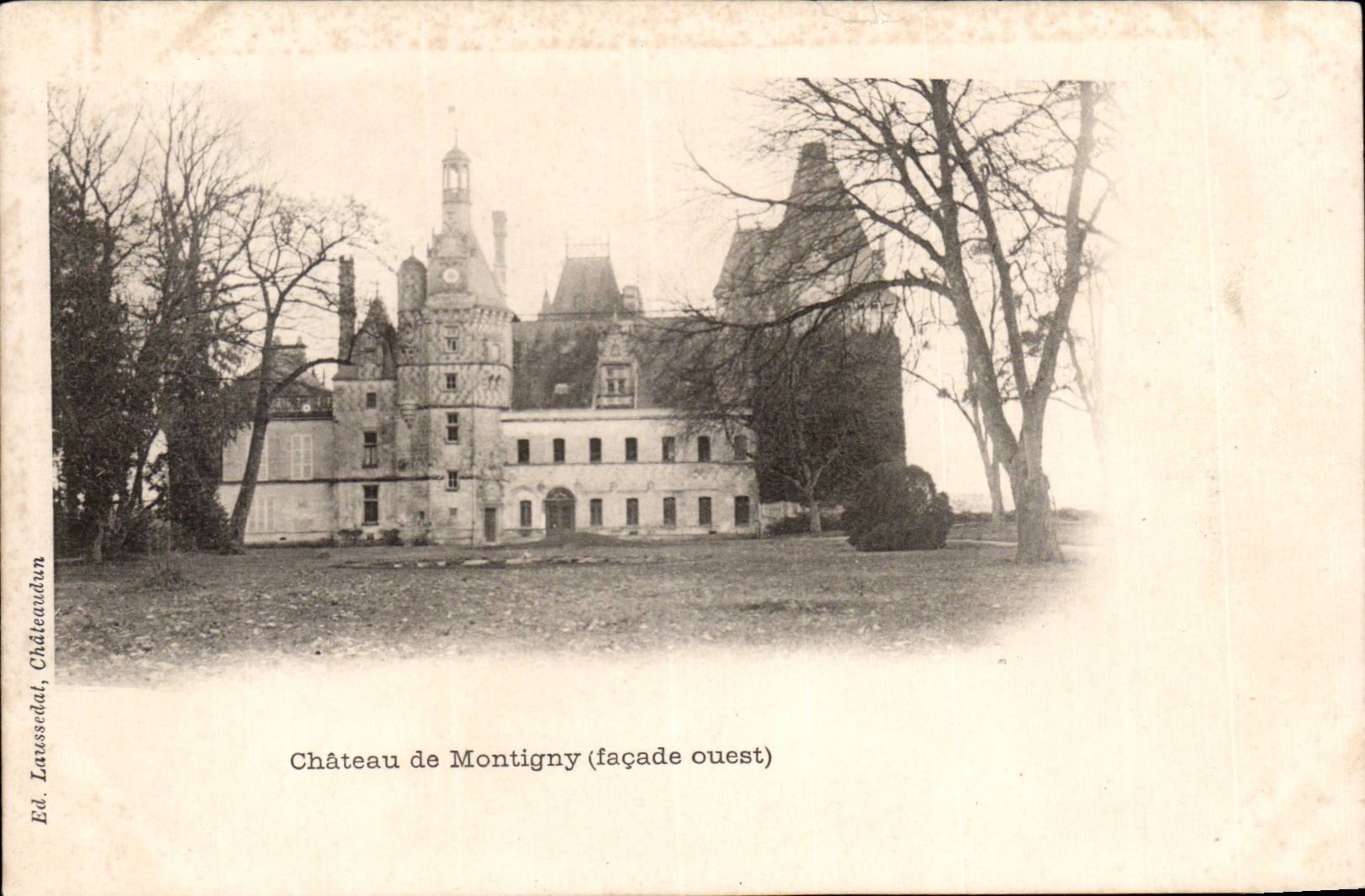 CPA Schloss Montigny der westlichen Front