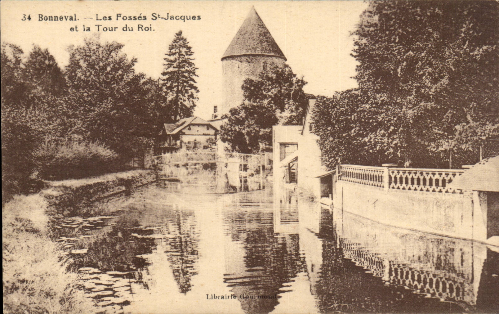 CPA Bonneval the pits St Jacques and the tower of the king
