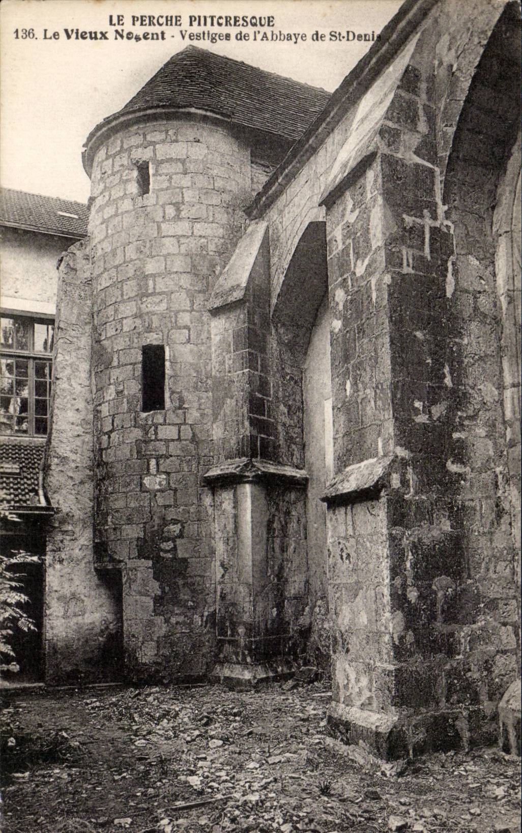 CPA the old man Nogent Vestiges of the abbey of St Denis