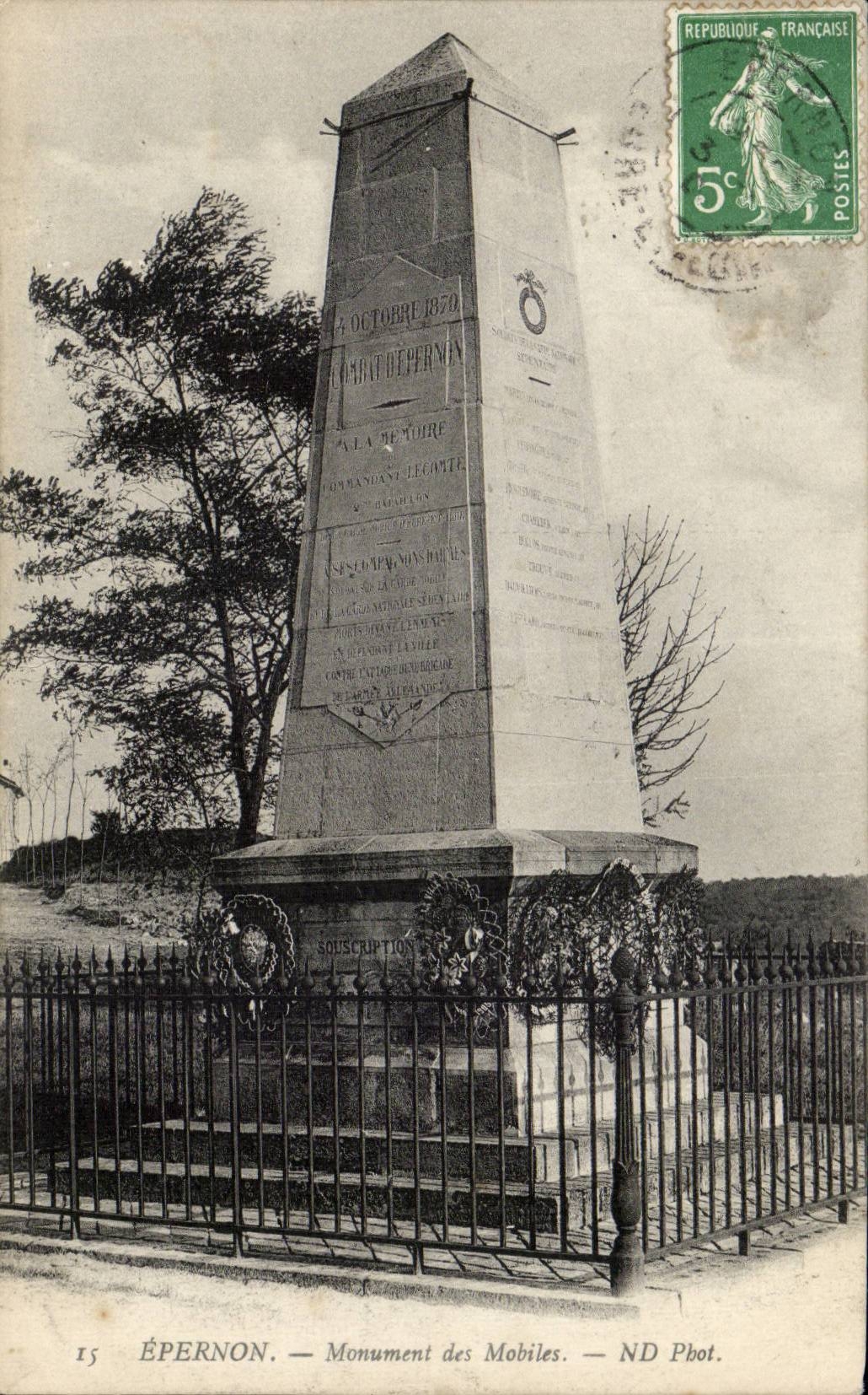 CPA Epernon Denkmal der Mobiles