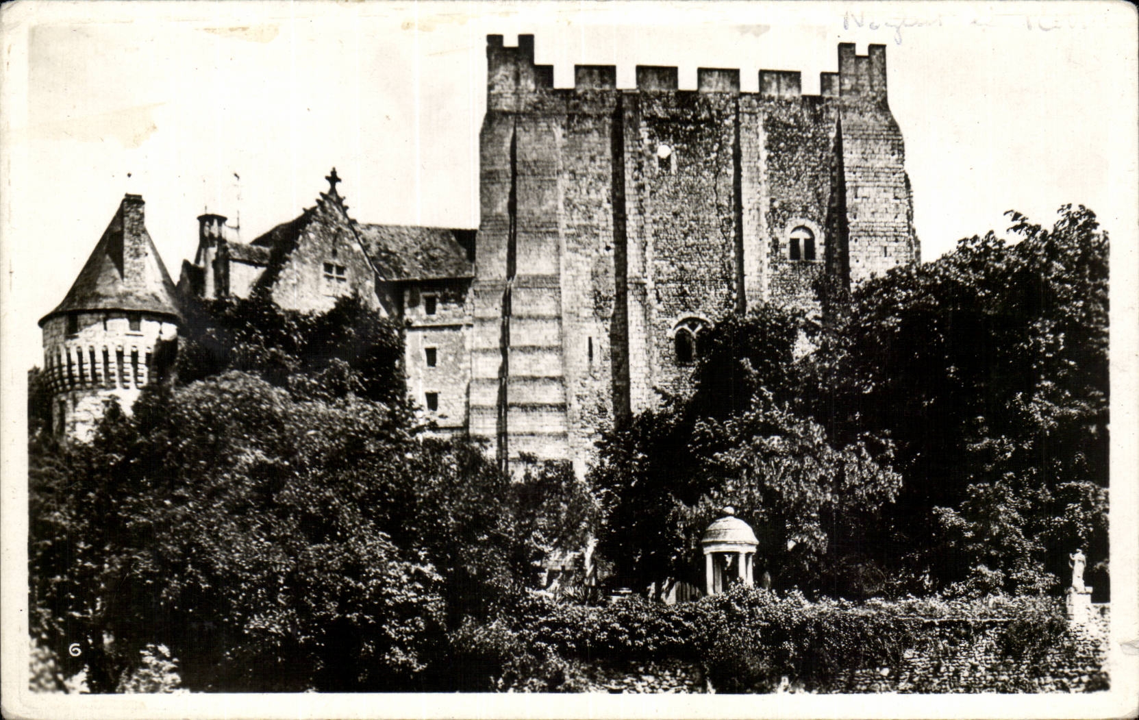 CPSM Nogent Rotrou feudal Castle of St Jean affiliates with the historical residence the keep