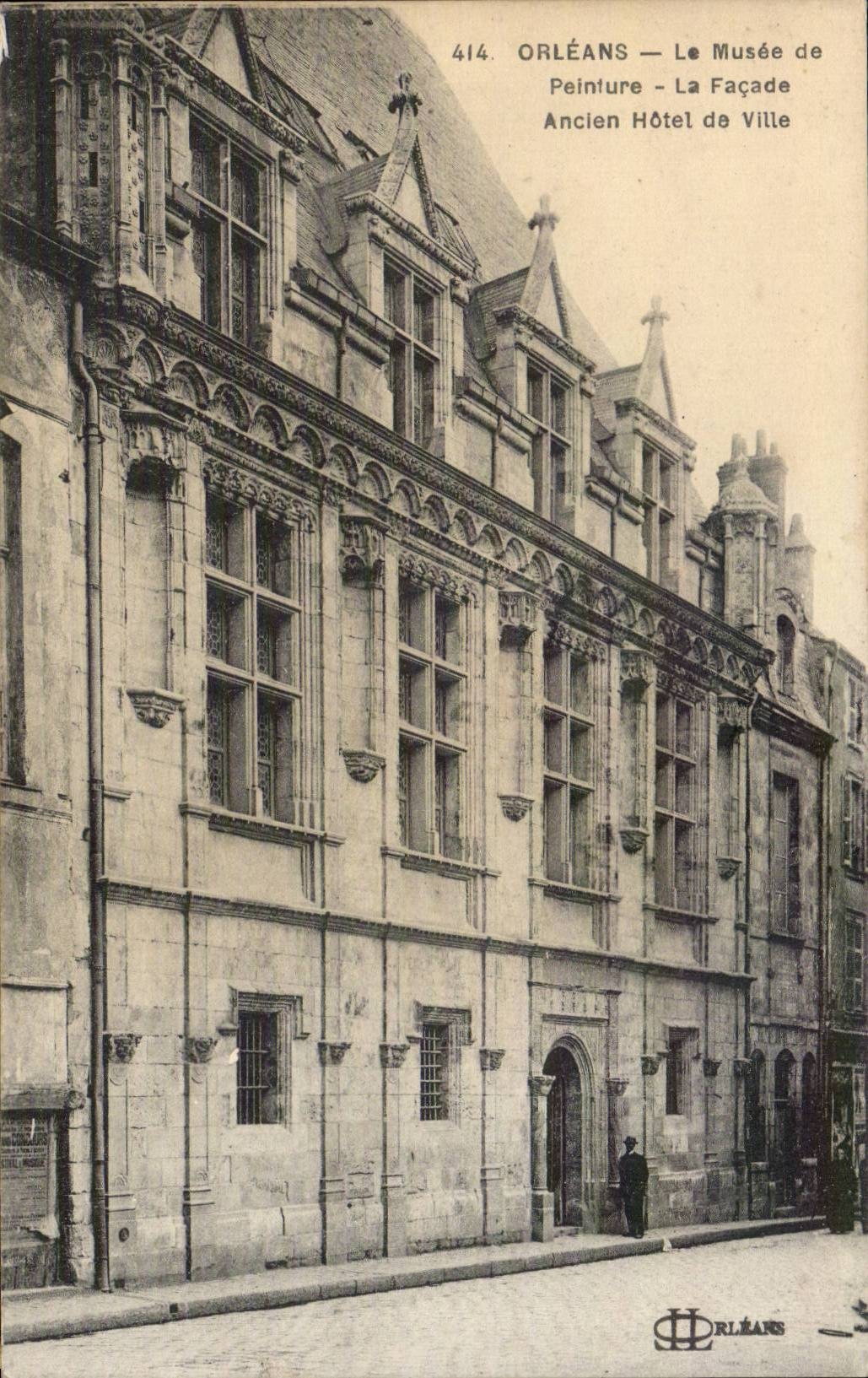 CPA Orleans the museum of painting the frontage Old town hall