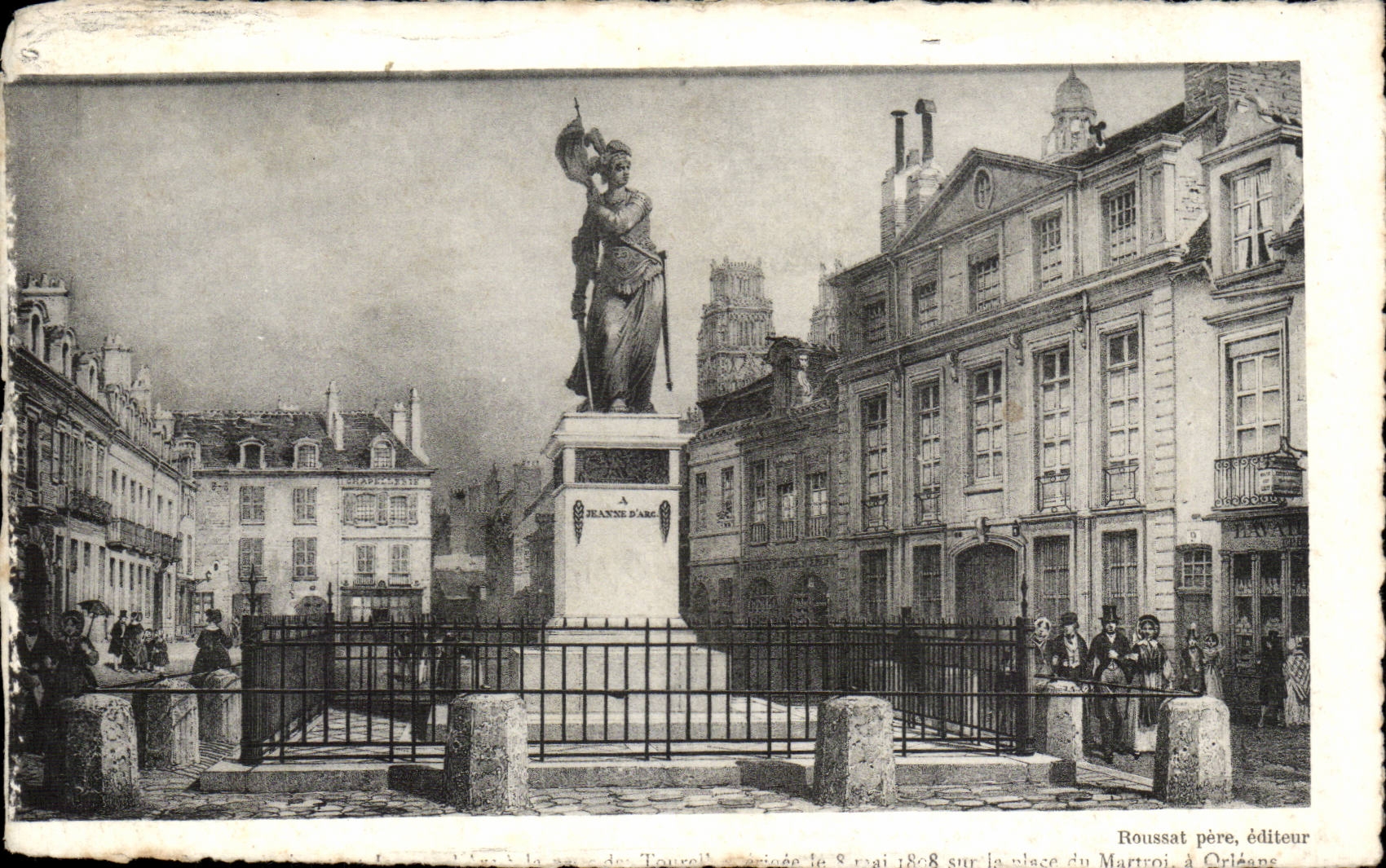 CPA Orleans Places martroi Jeanne of arc