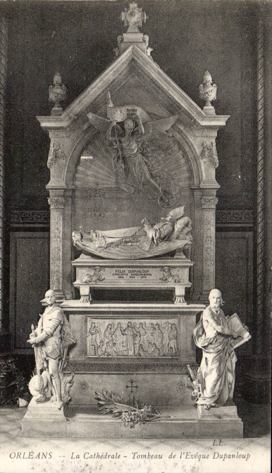 CPA Orleans the cathedral Tomb of the Dupanloup bishop