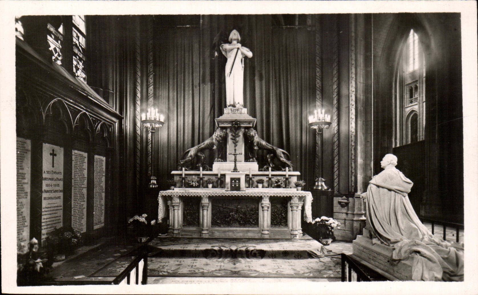 CPA Orleans Vault of co Jeanne of arc the tomb of SE the Touchet cardinal