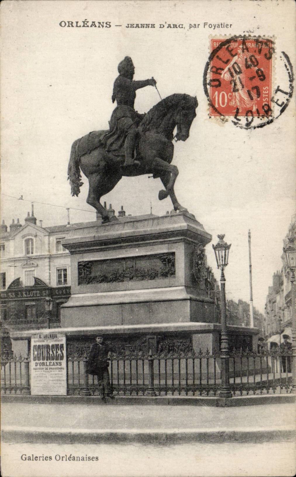 CPA Orleans Jeanne of arc by Foyatier