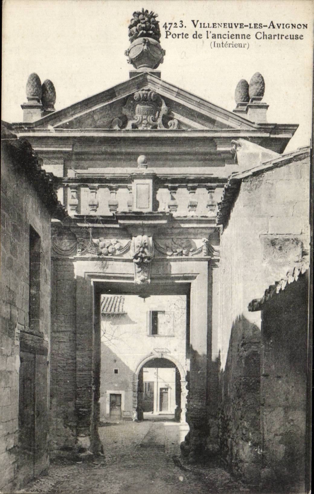 CPA Villeneuve Avignon Gate of old Chartreuse