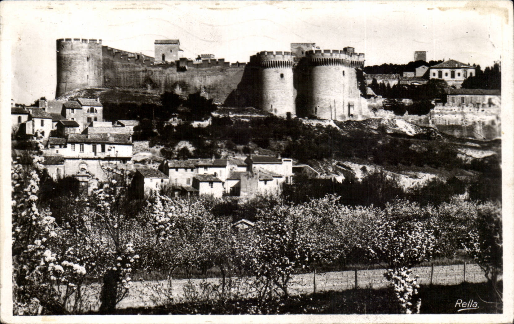 CPA Villeneuve Avignon die Andaon Einfassung und Fort St Andre