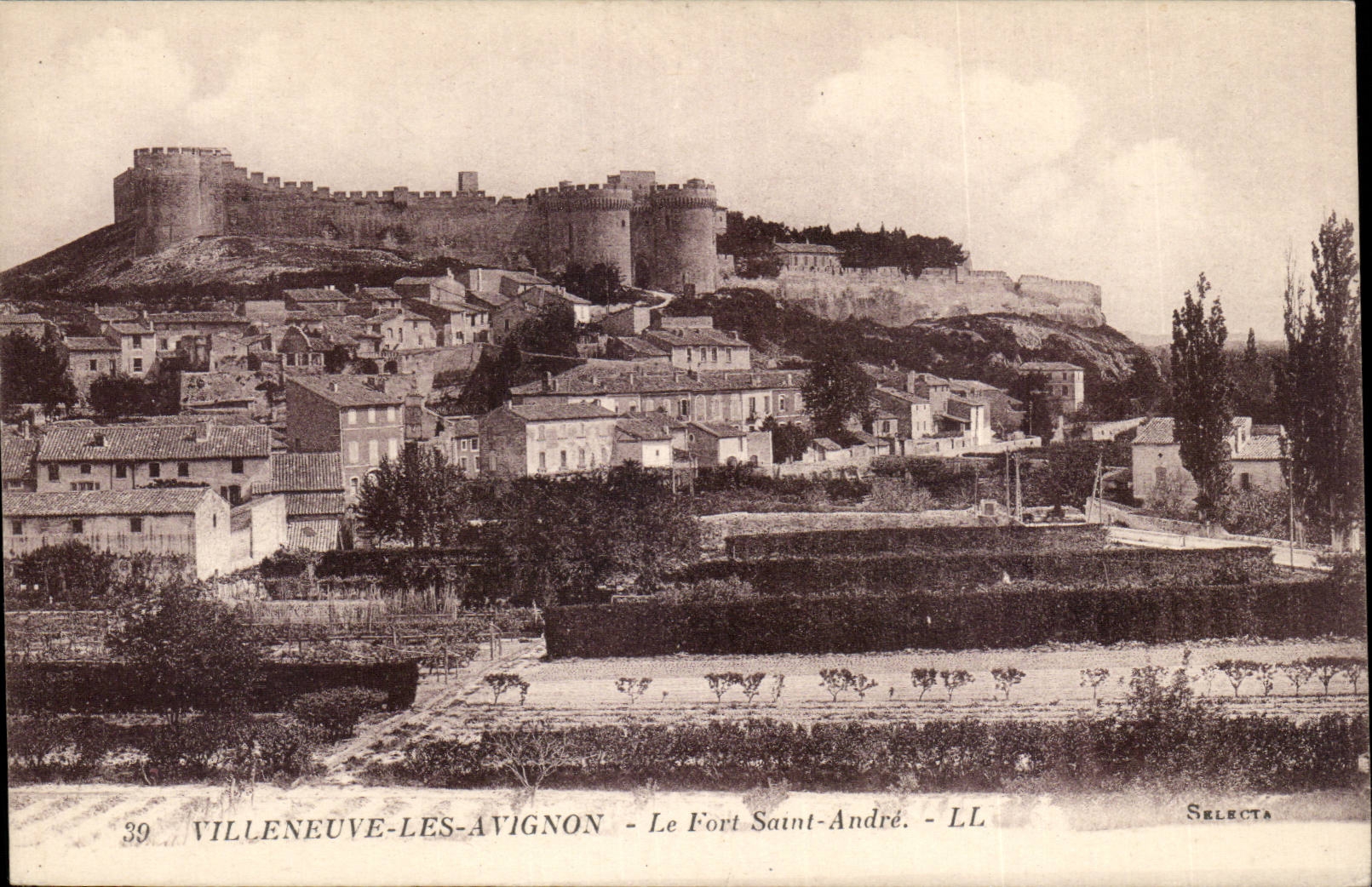 CPA Villeneuve Avignon das Fort Saint Andre