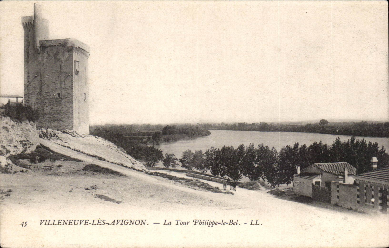 CPA Villeneuve Avignon der Philippe-Aufsatz das schone