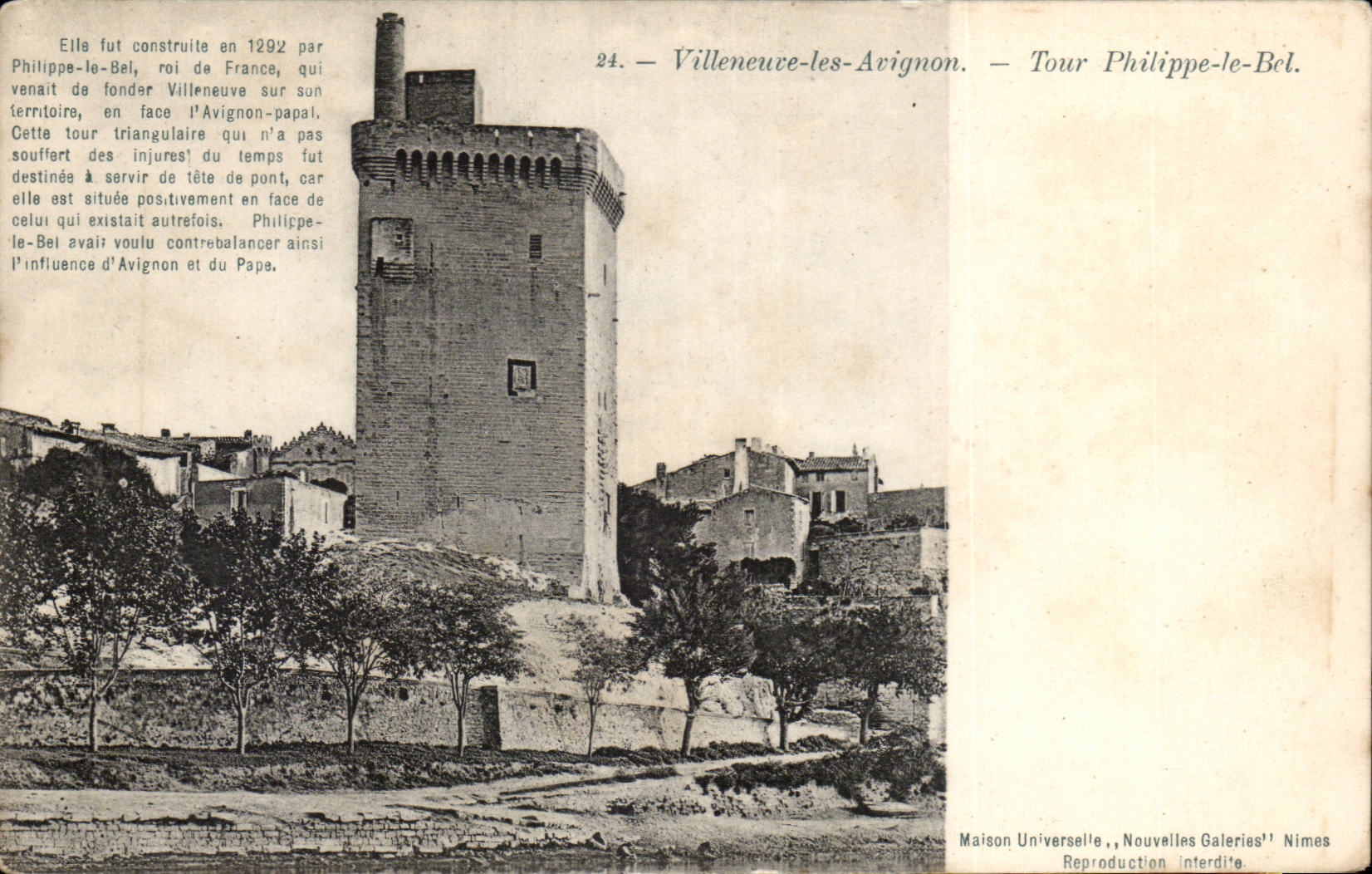 CPA Villeneuve Avignon Philippe Umdrehung das schone
