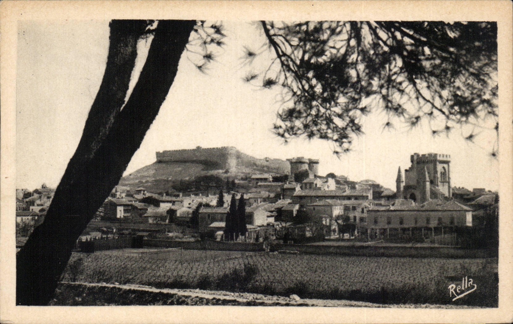 CPA Villeneuve Avignon Overall picture and Fort Saint the Andre