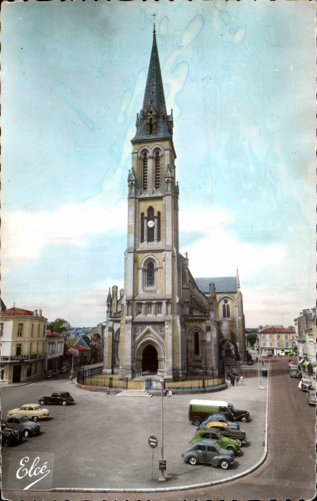 CPSM Bergerac the church