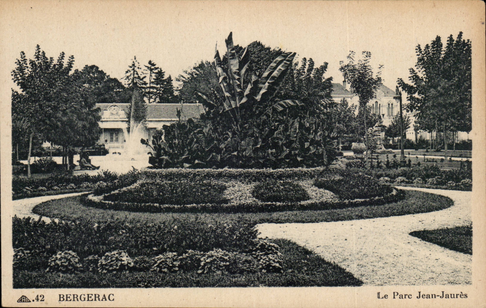 CPA Bergerac the park Jean Jaures