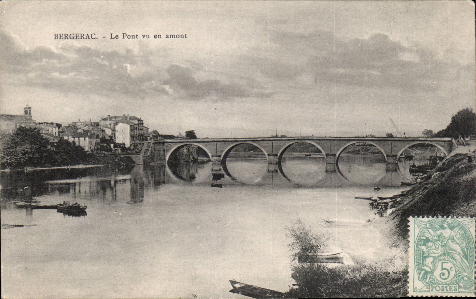 CPA Bergerac the bridge considering upstream