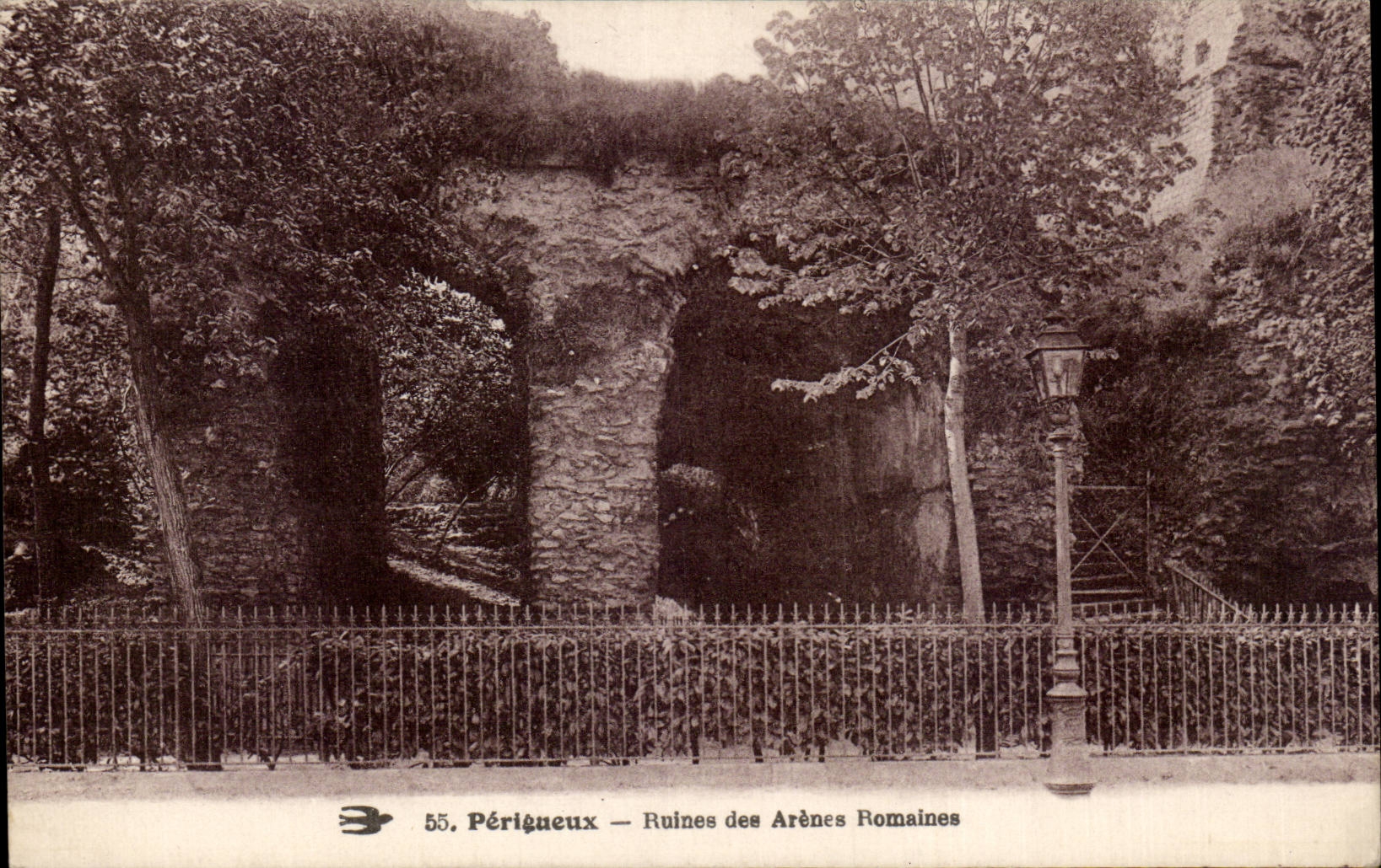 CPA Perigueux romische Ruinen der Arena