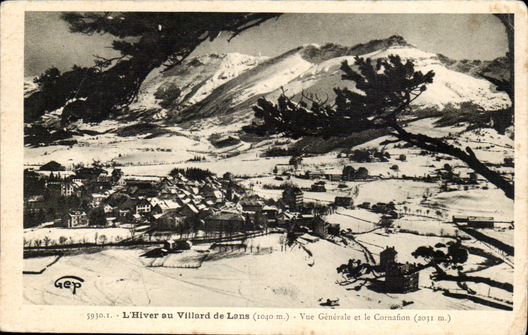 CPSM Villard de Lans View and Cornafion