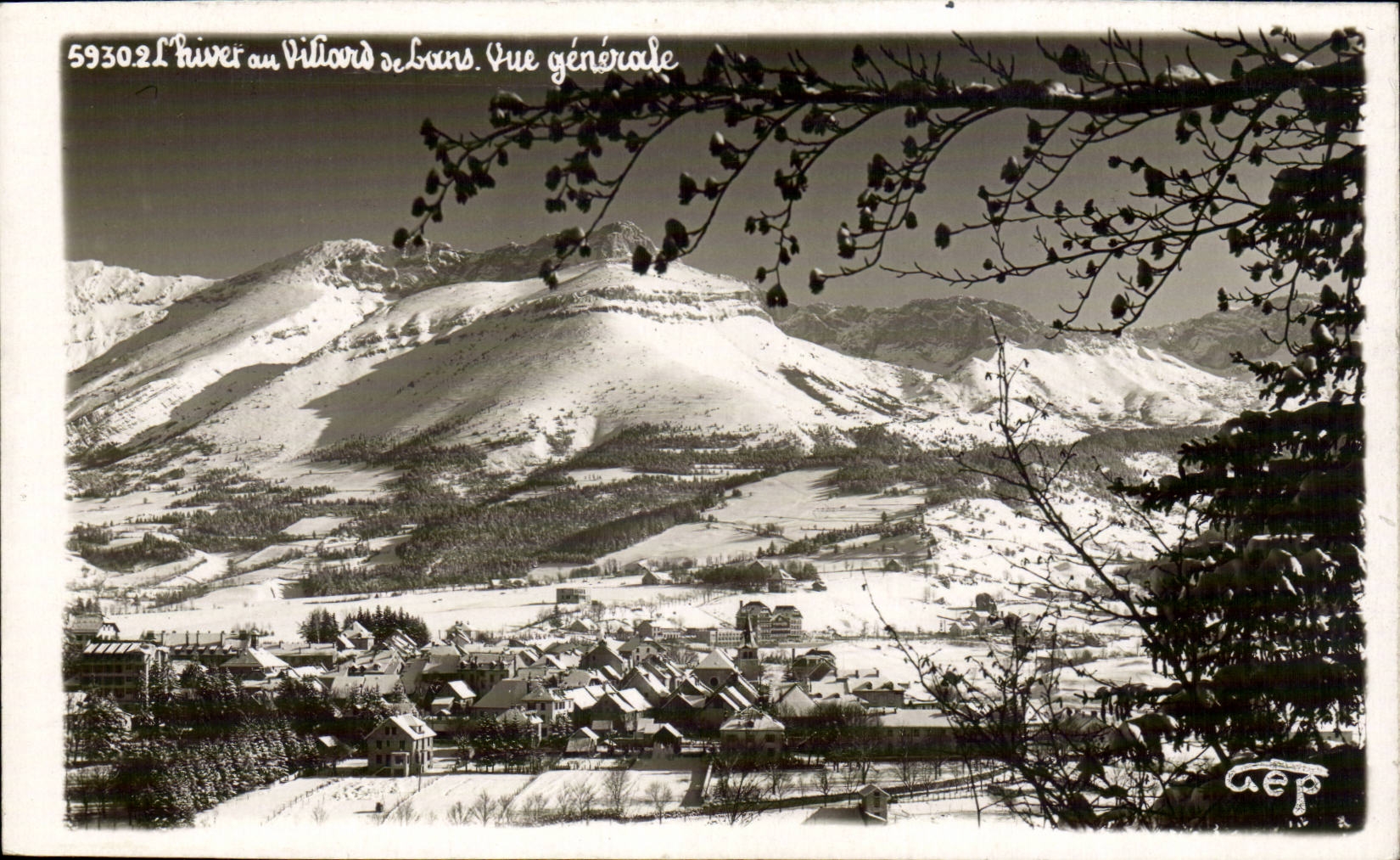 CPA Villard de Lans the winter View