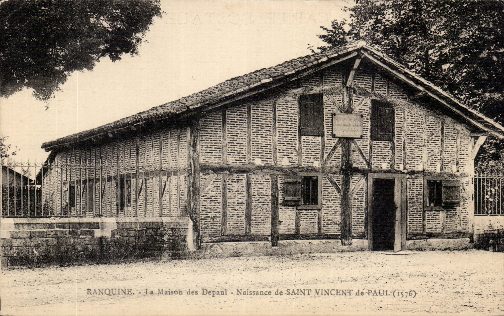 CPA Ranquine the house of Depaul Birth of Saint Vincent of Paul (1576)