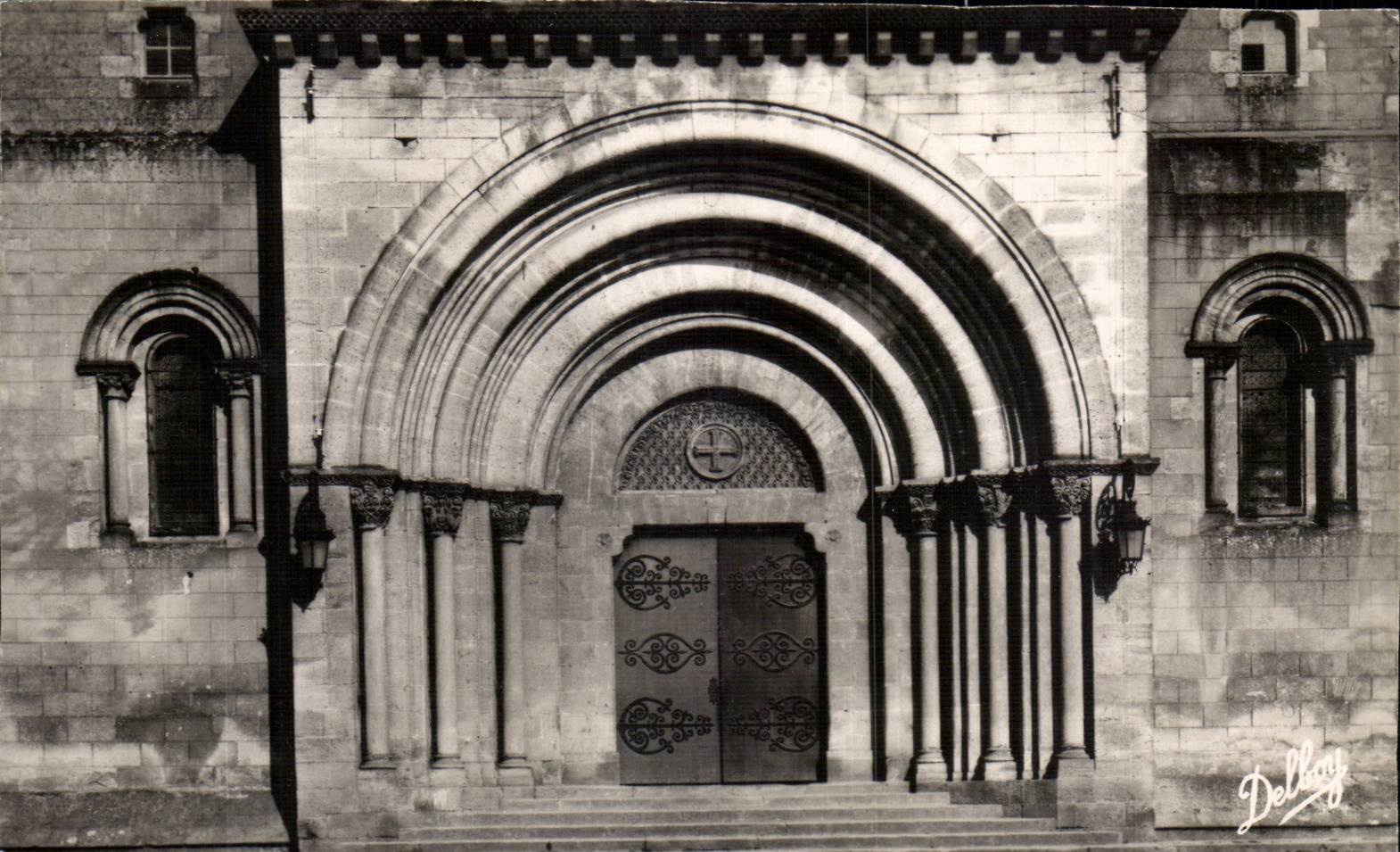 CPSM St Sever S/Adour the church the porch