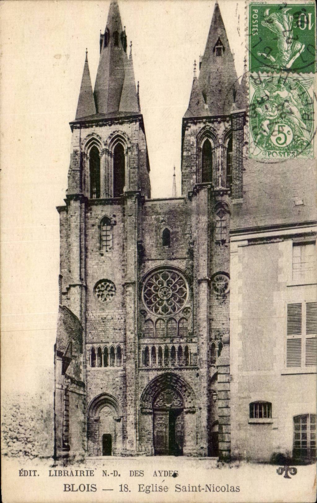 CPA Blois Eglise Saint Nicolas